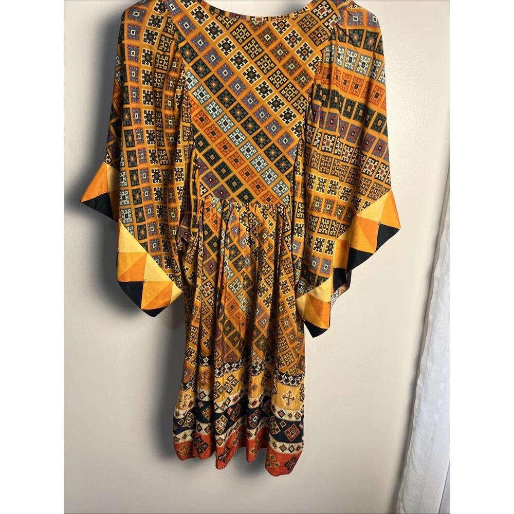 Anthropologie Tanvi Kedia Embellished Tassel Sumana Dress Size XS - Picture 6 of 10